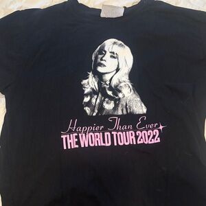 Black 'Happier Than Ever' Tour T-Shirt